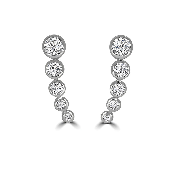 Bevel curved Earrings