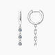 Celestia Tassle Moissanite Earrings