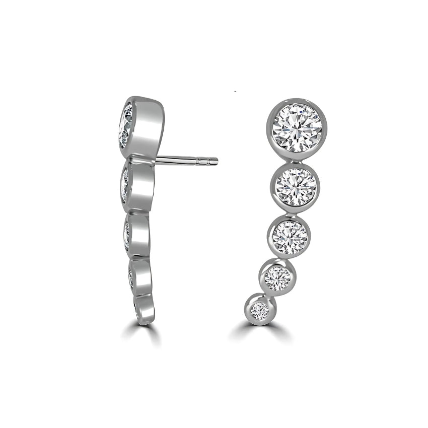 Bevel curved Earrings