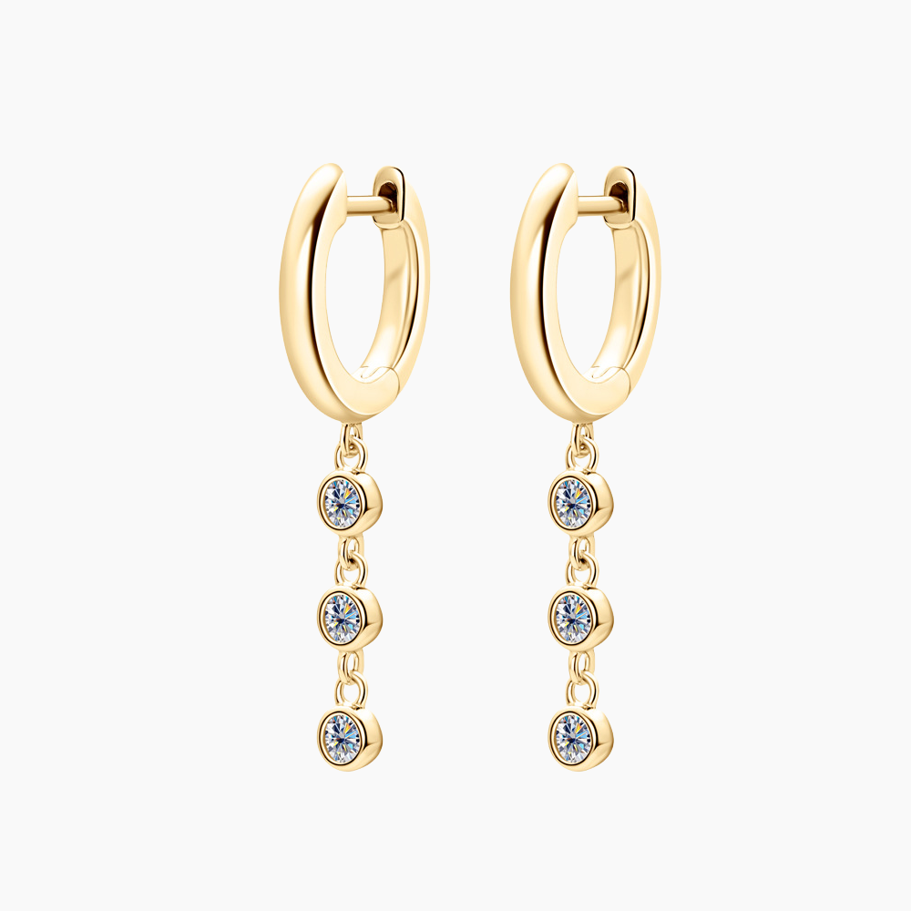 Tassel Moissanite Earrings