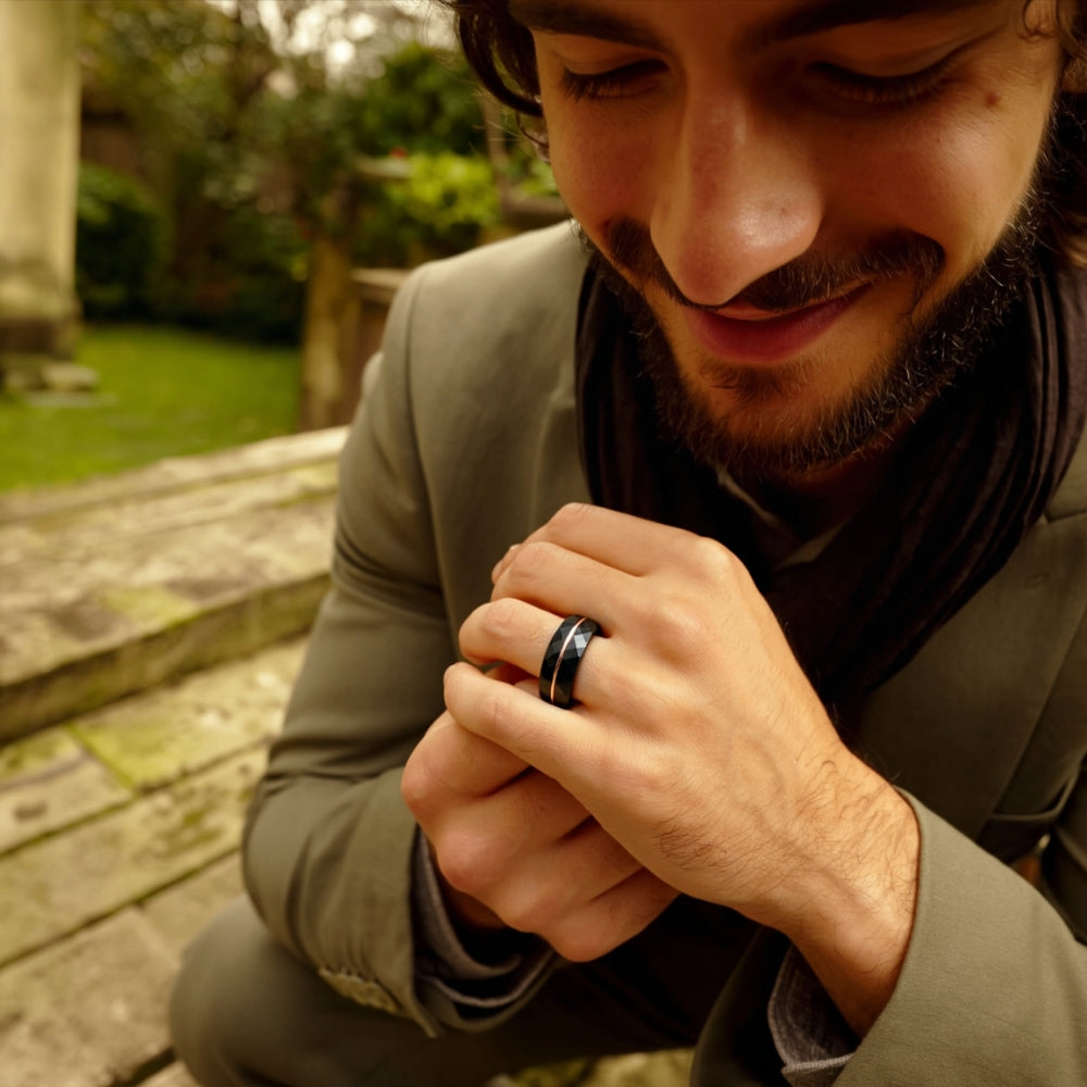 The Resilient Tungsten Ring for Men