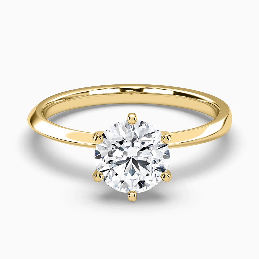 Celestia 6-Prong Solitaire Moissanite Ring