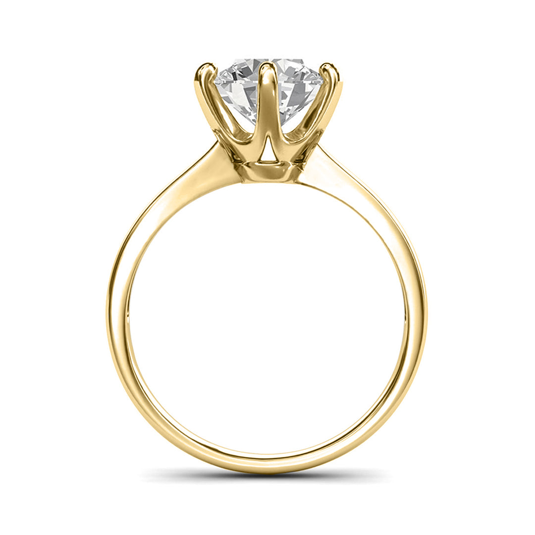 Celestia 6-Prong Solitaire Moissanite Ring