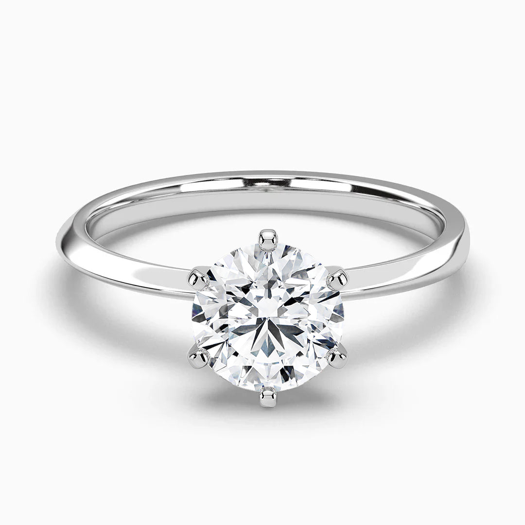 Celestia 6-Prong Solitaire Moissanite Ring