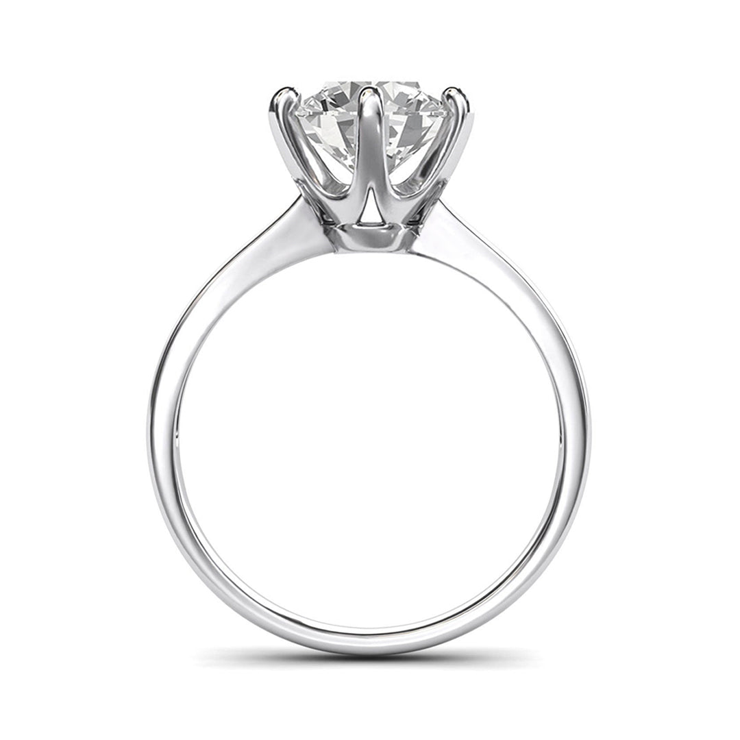 Celestia 6-Prong Solitaire Moissanite Ring