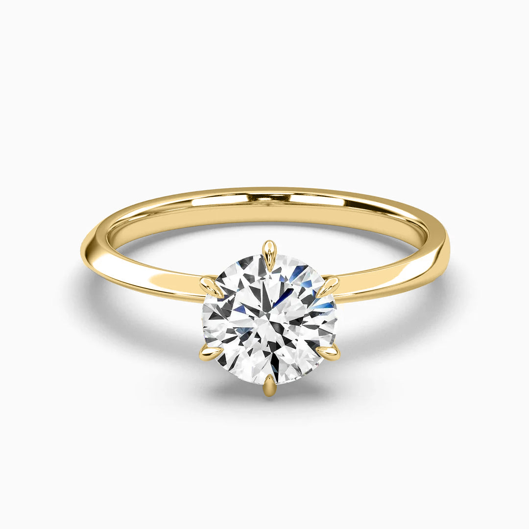 Celestia 6-Prong Solitaire Moissanite Ring