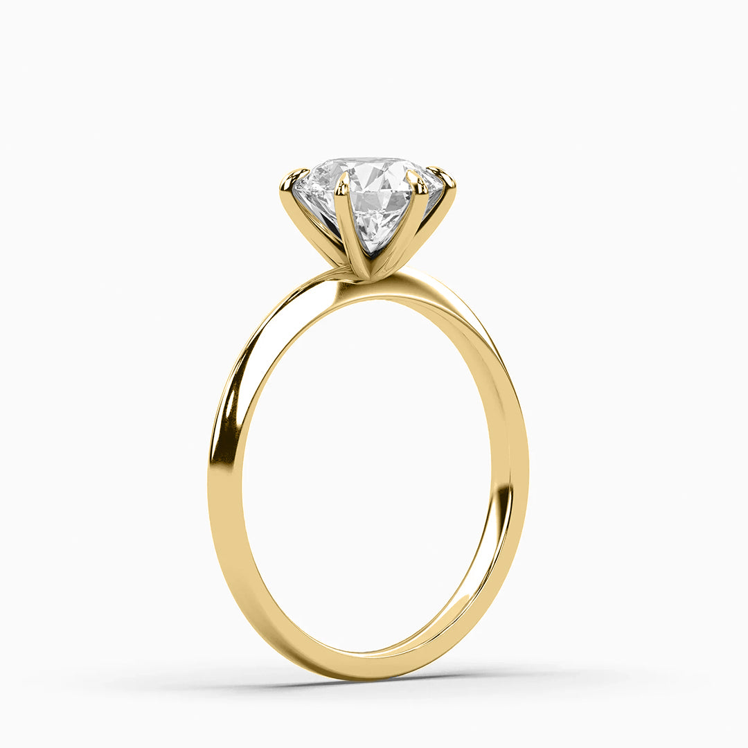 Celestia 6-Prong Solitaire Moissanite Ring