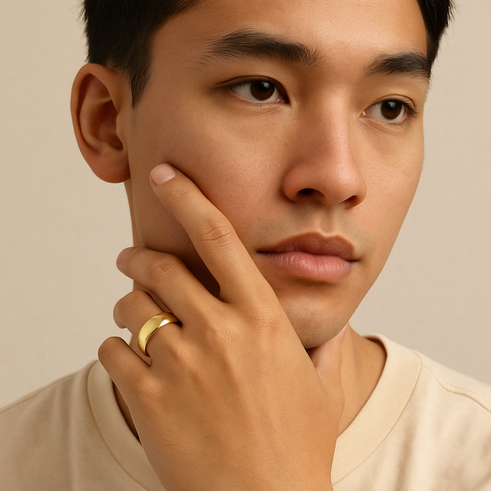 Spartan Drive Tungsten Ring For Men