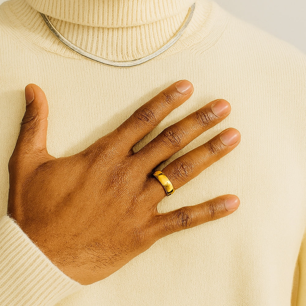 Spartan Drive Tungsten Ring For Men