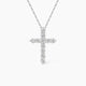 Abigail Delicate Cross Moissanite Necklace