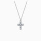Abigail Mini Cross Moissanite Necklace