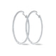 Avarie Large Hoop Moissanite Earrings
