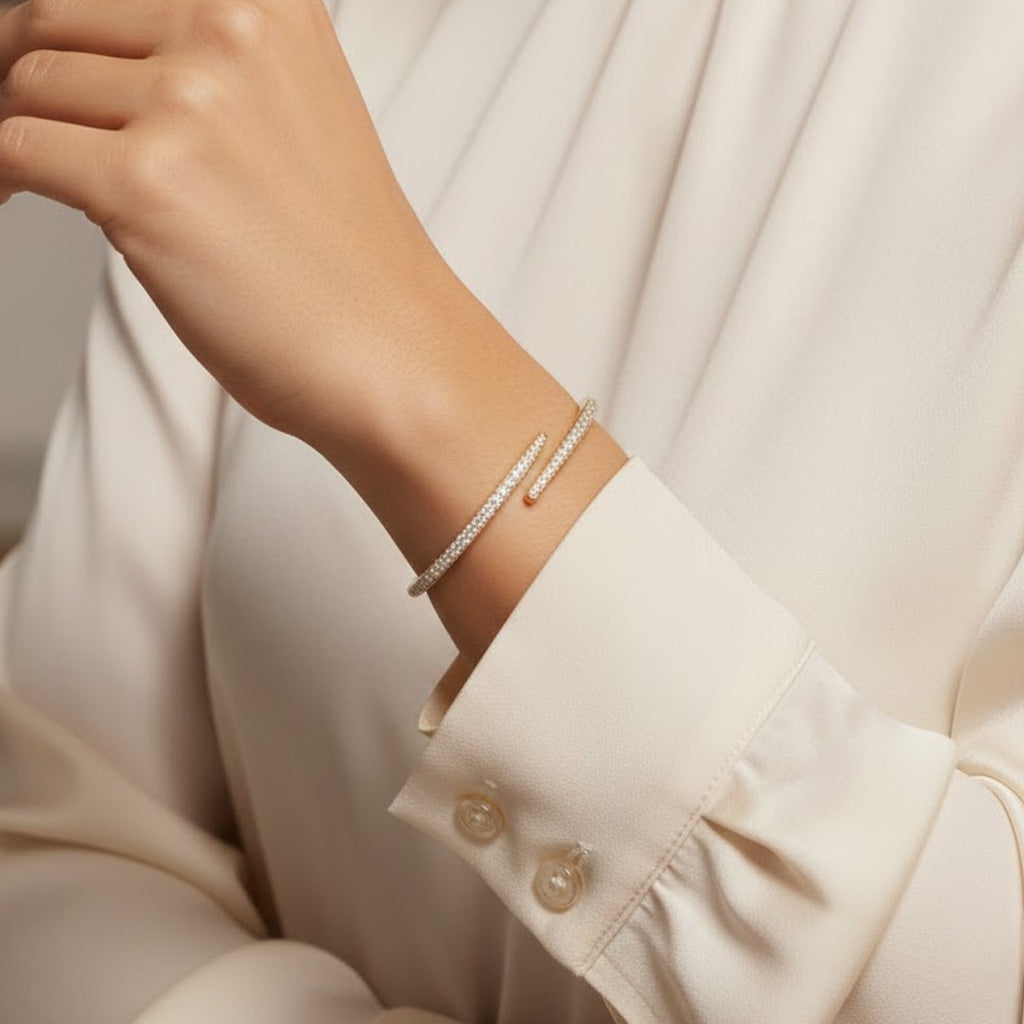 Yamira Lab Diamond Cuff Bracelet