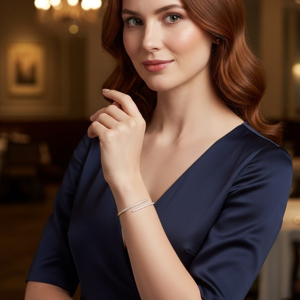 Yamira Lab Diamond Cuff Bracelet