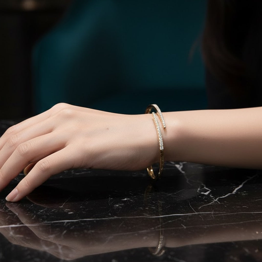 Yamira Lab Diamond Cuff Bracelet