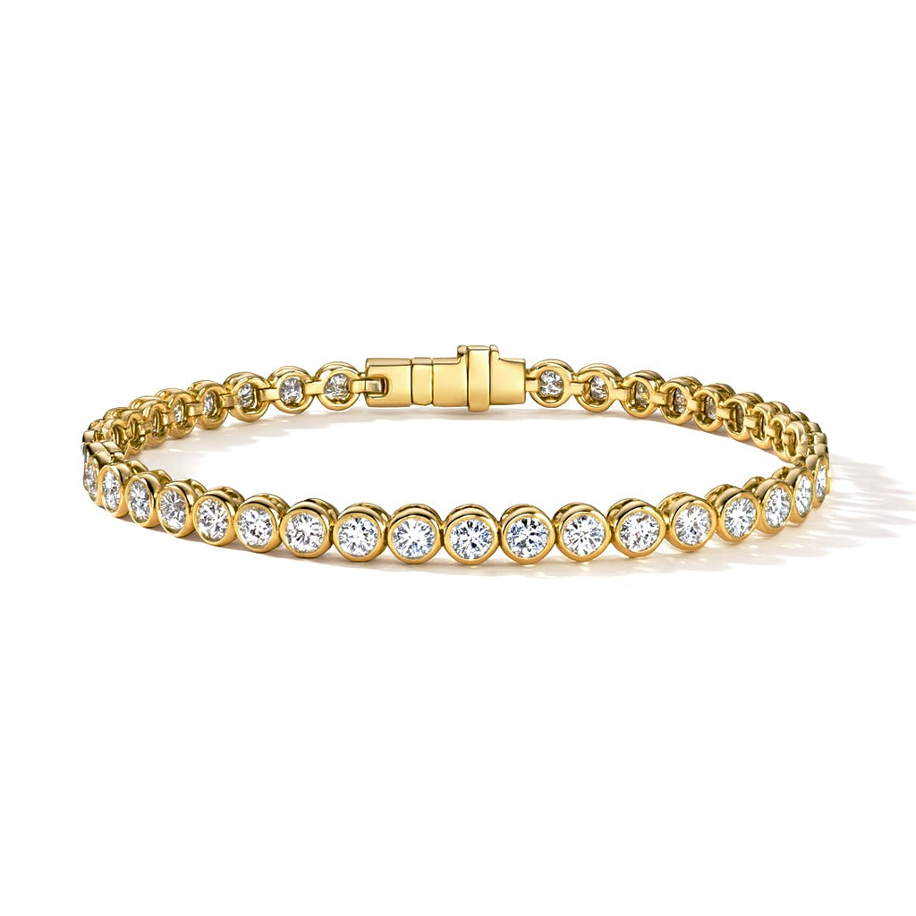 Sanya Round-Cut Tennis Lab Diamond Bracelet