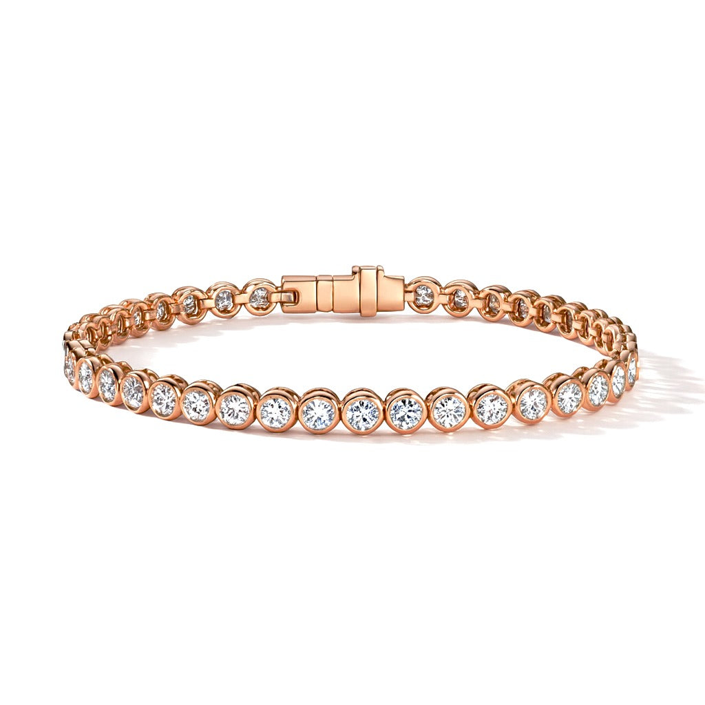 Sanya Round-Cut Tennis Lab Diamond Bracelet