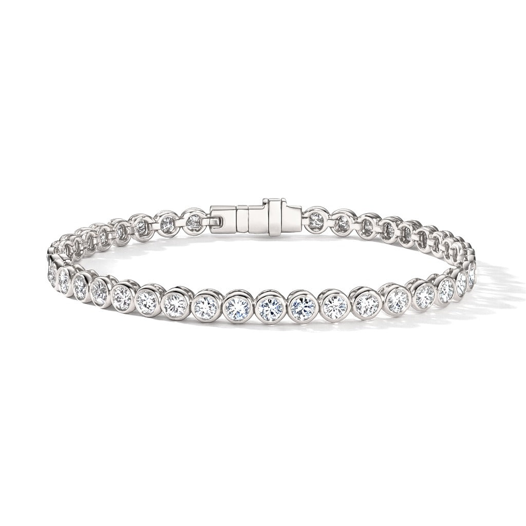 Sanya Round-Cut Tennis Lab Diamond Bracelet