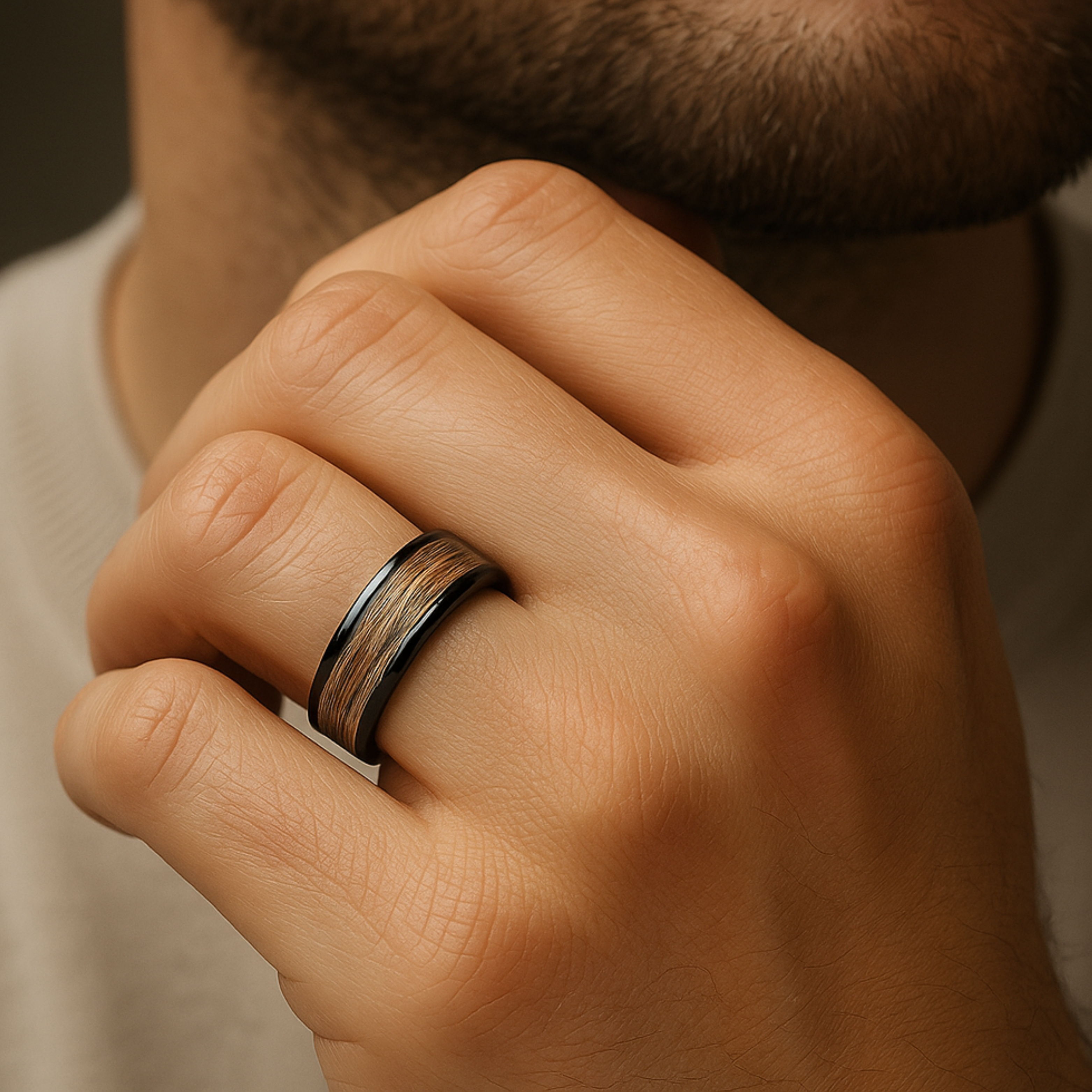 Galiano Tungsten Ring For Men