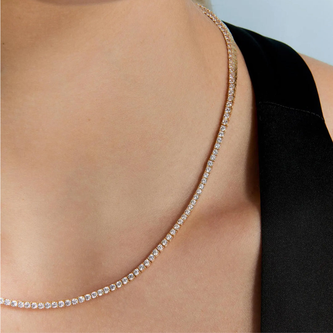 Celestia Tennis Moissanite Necklace