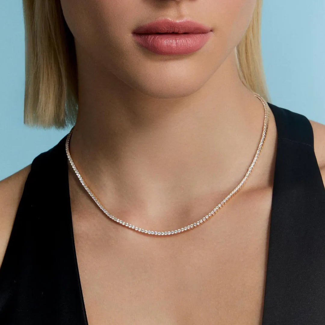 Celestia Tennis Moissanite Necklace