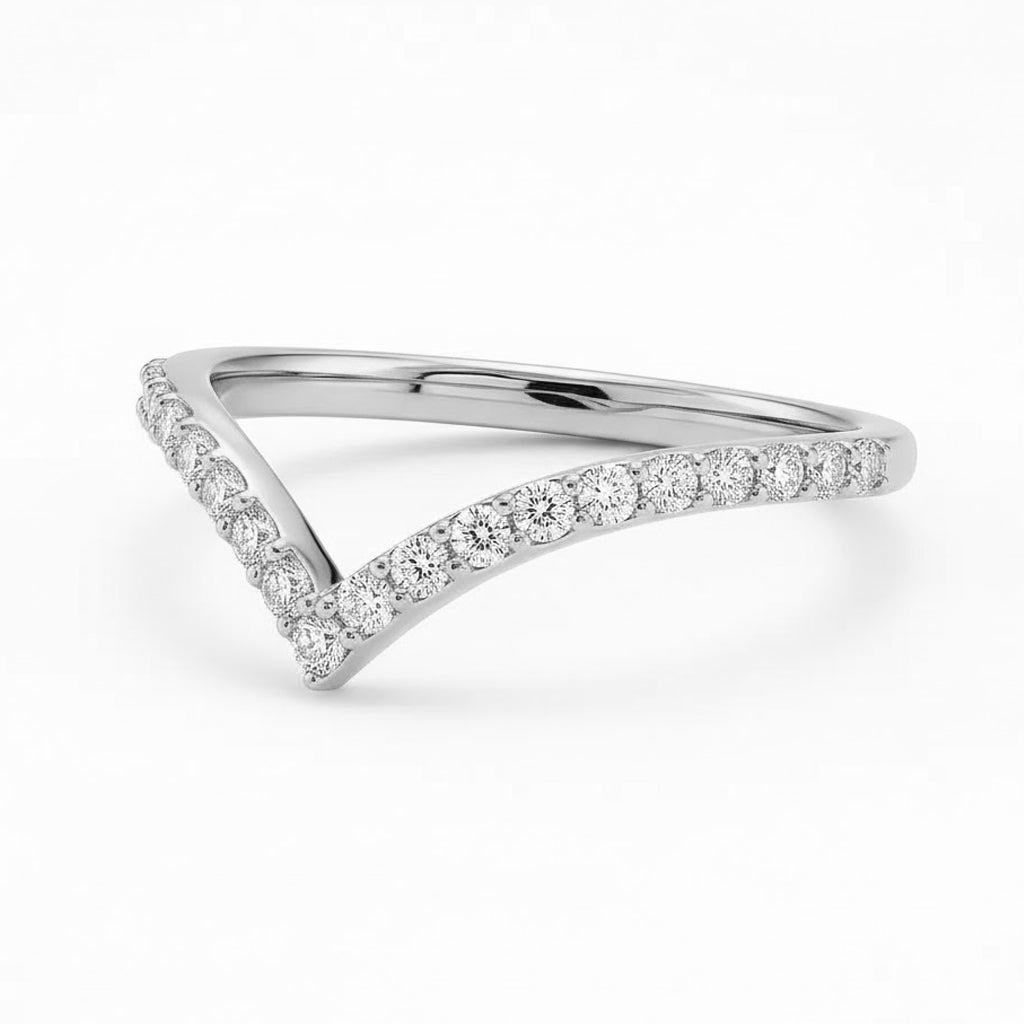 Nasira Tiara Pavé Moissanite Ring