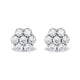 Daisy Fleur Moissanite Stud Earrings