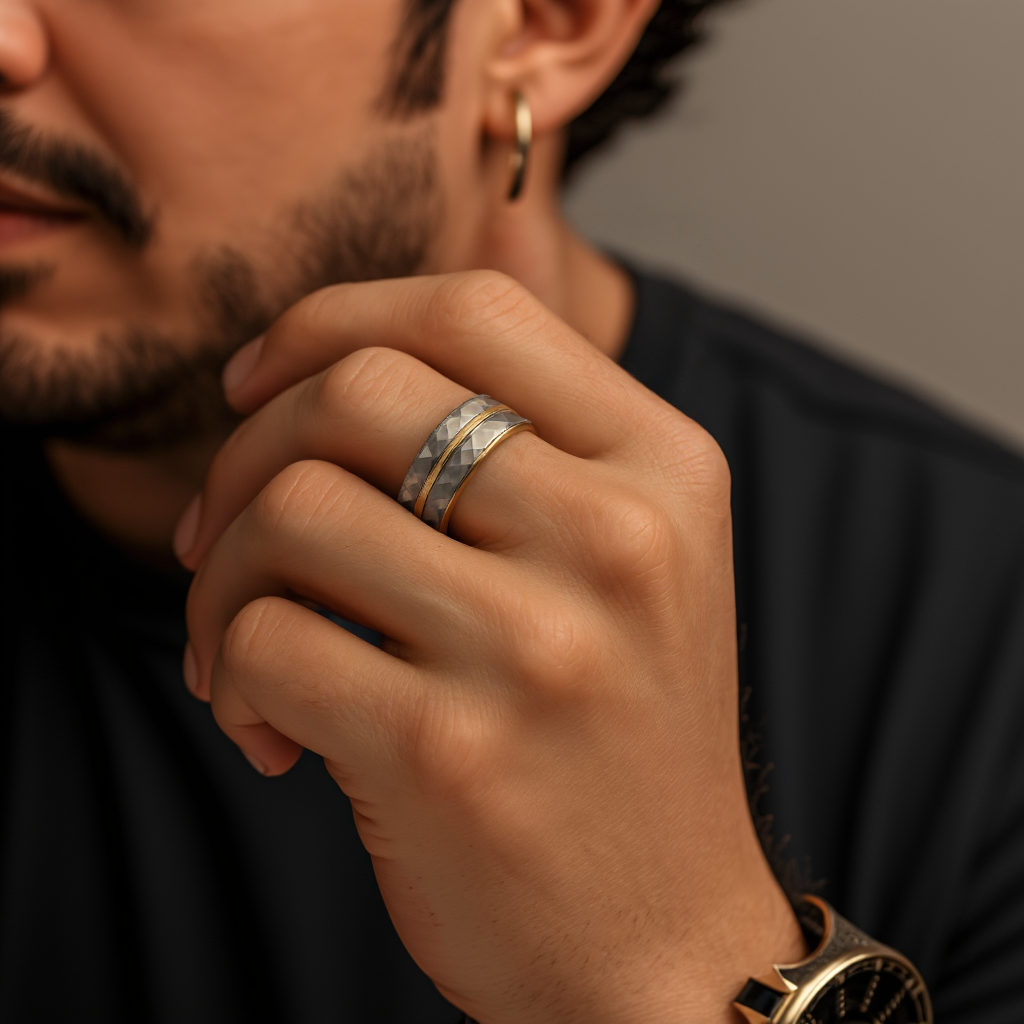 Demetrius Tungsten Ring For Men