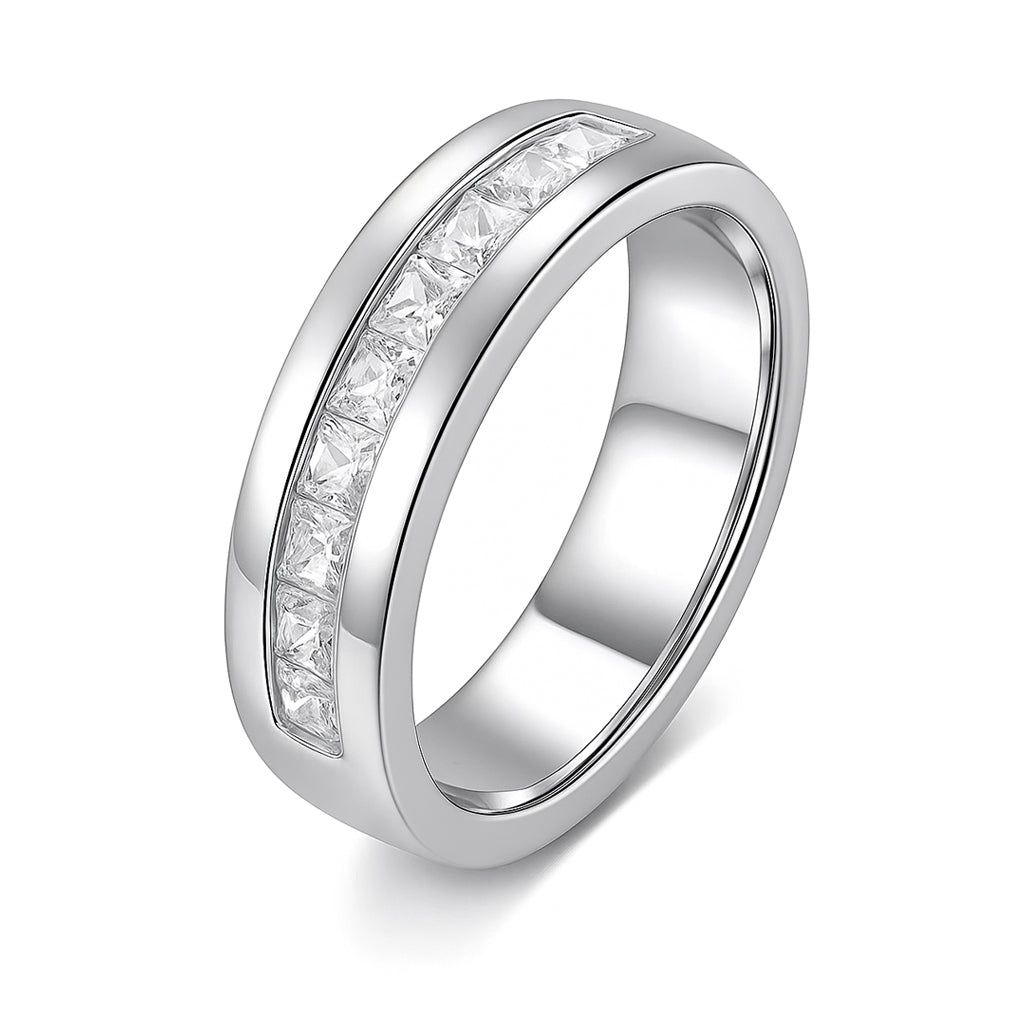 The Zen Moissanite Ring For Men