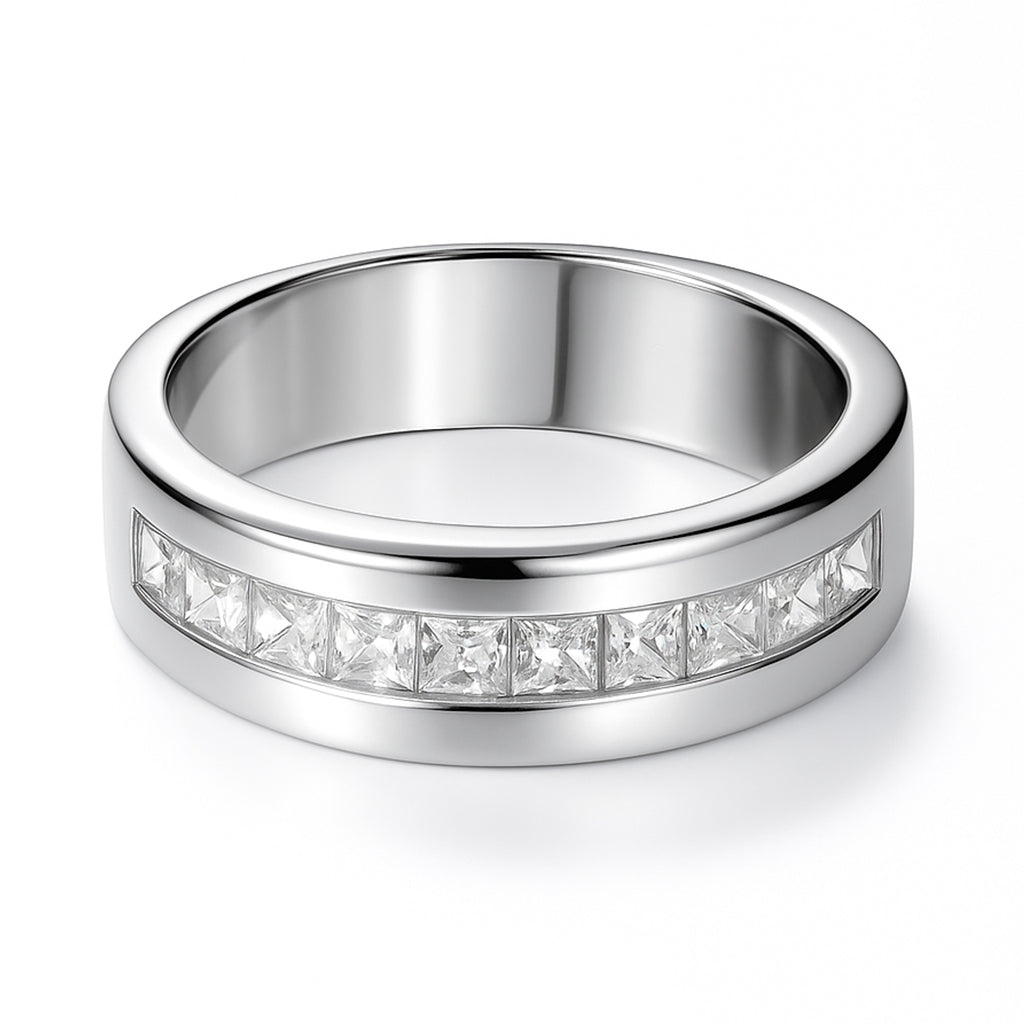 The Zen Moissanite Ring For Men