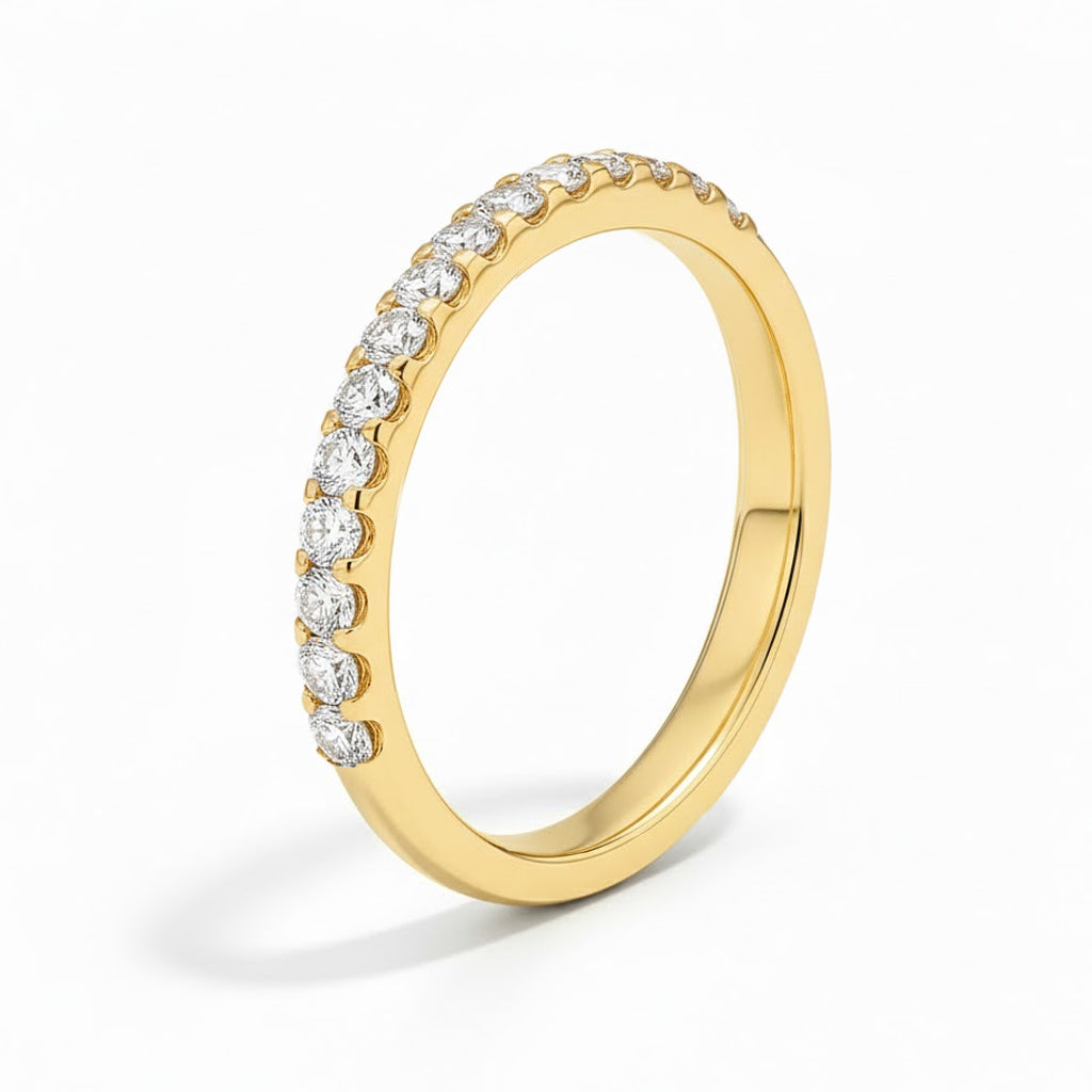 Sienna Half Eternity Lab Diamond Ring
