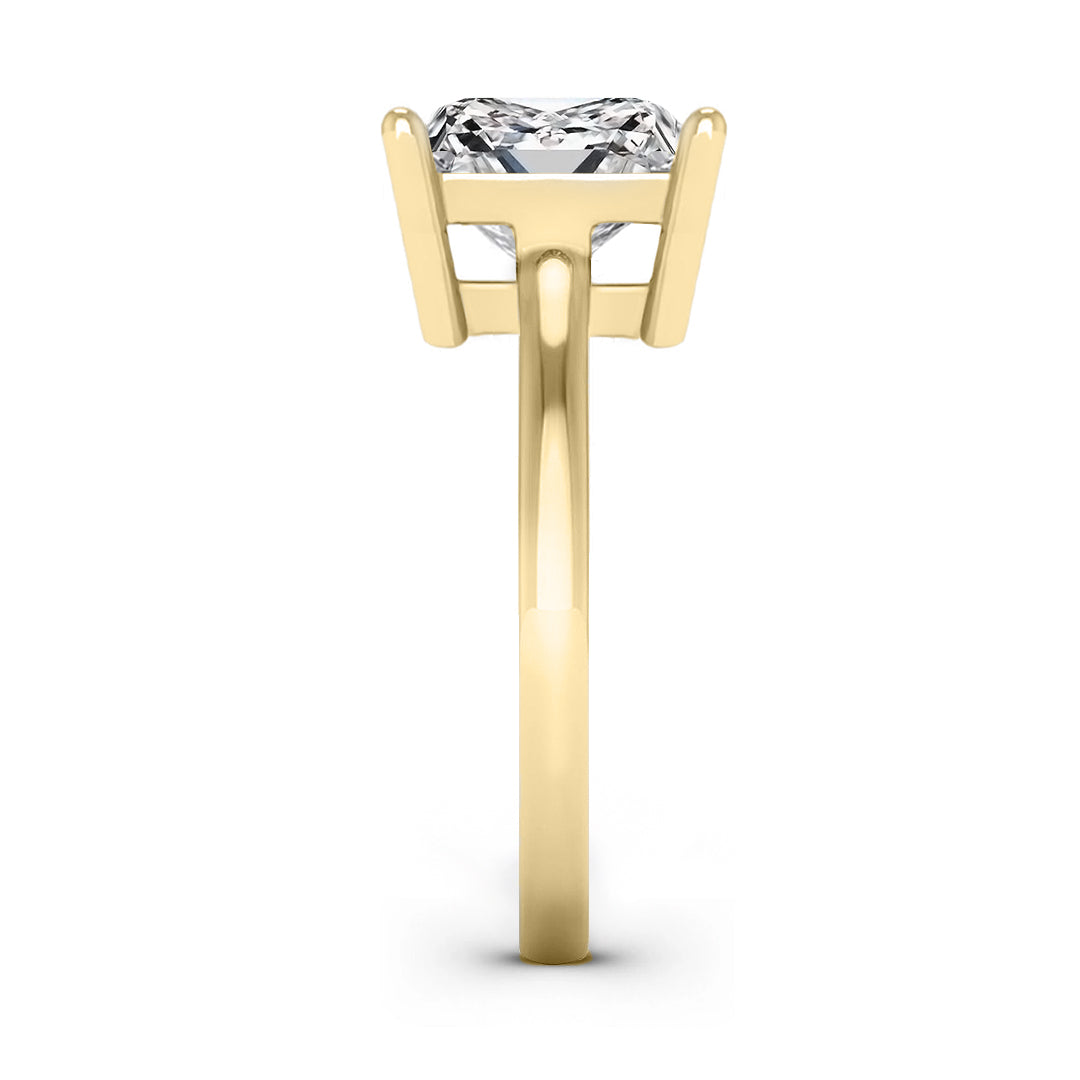 Isadora Princess-Cut Moissanite Ring