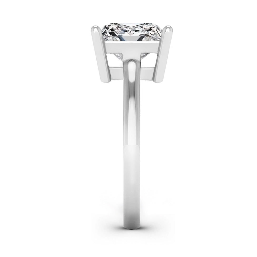 Isadora Princess-Cut Moissanite Ring