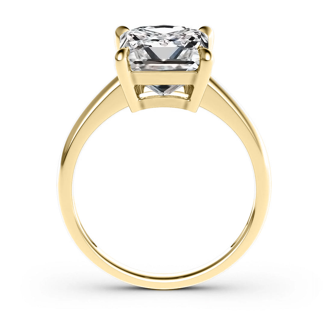 Isadora Princess-Cut Moissanite Ring
