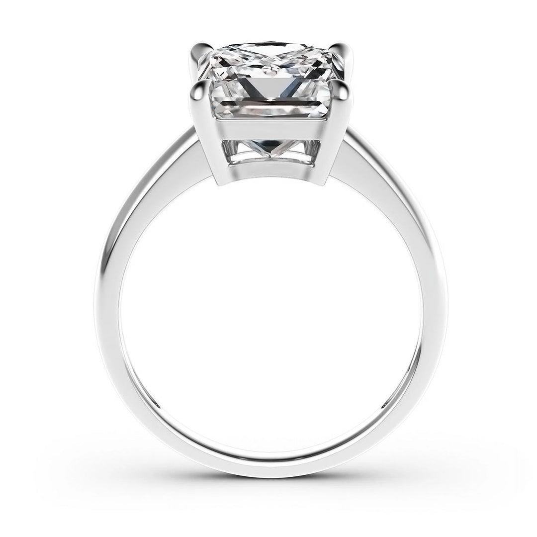 Isadora Princess-Cut Moissanite Ring