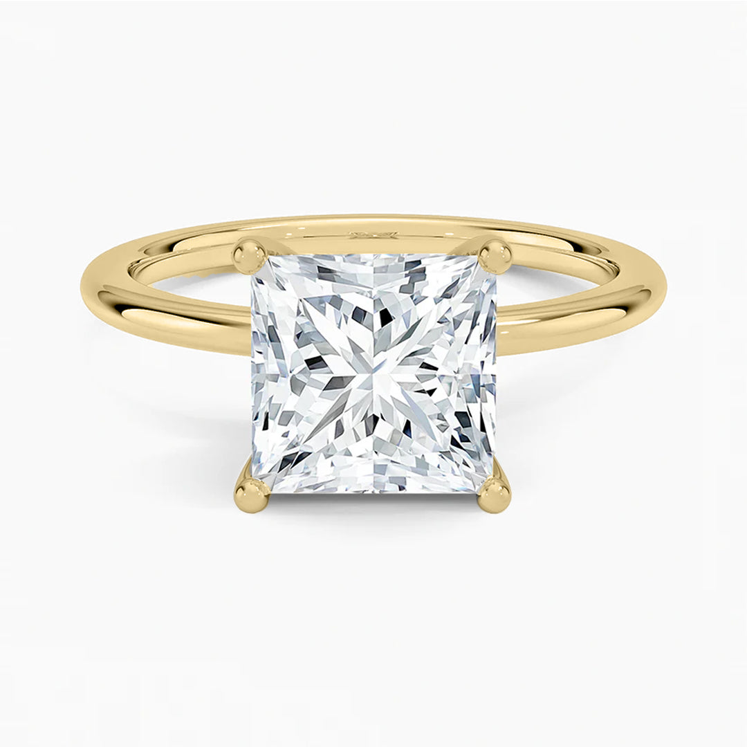 Isadora Princess-Cut Moissanite Ring