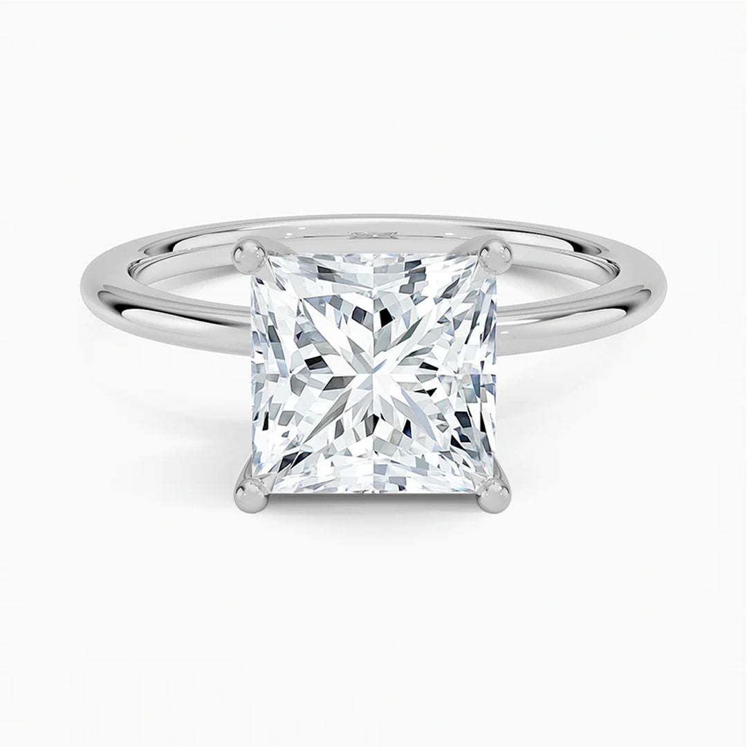 Isadora Princess-Cut Moissanite Ring