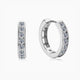 Jemma Moissanite Hoop Earrings