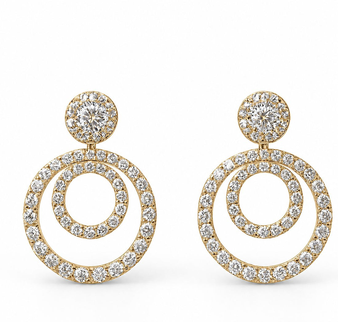 Kalea 3-in-1 Convertible Lab Diamond Earrings