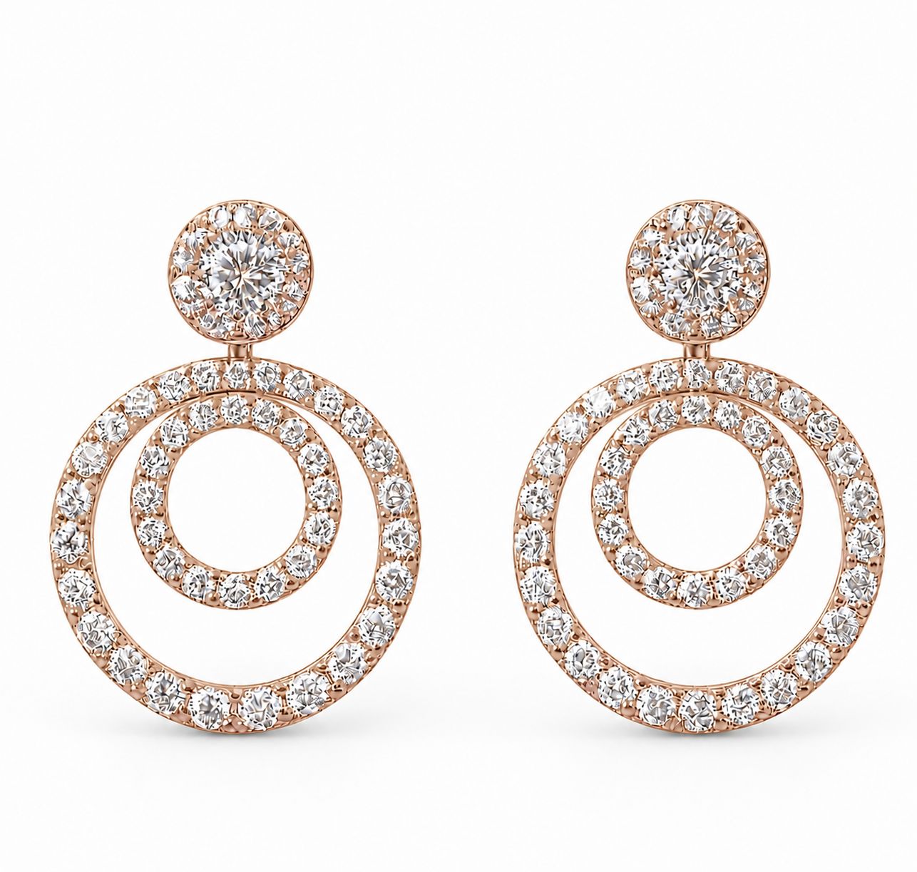 Kalea 3-in-1 Convertible Lab Diamond Earrings