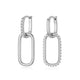 Karina 2-Style Loop Moissanite Earrings