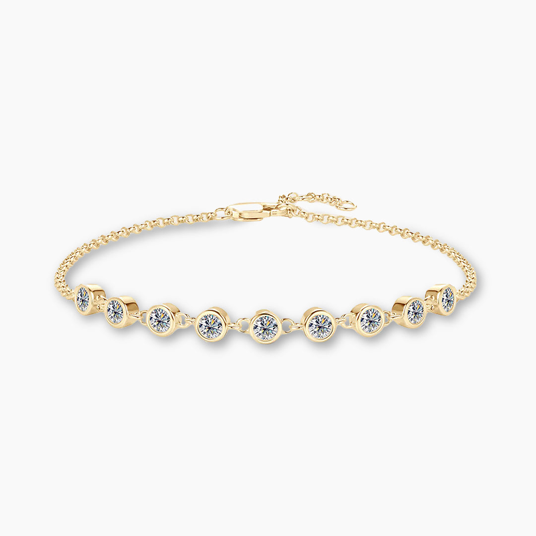 Lana Moissanite Linked Tennis Bracelet