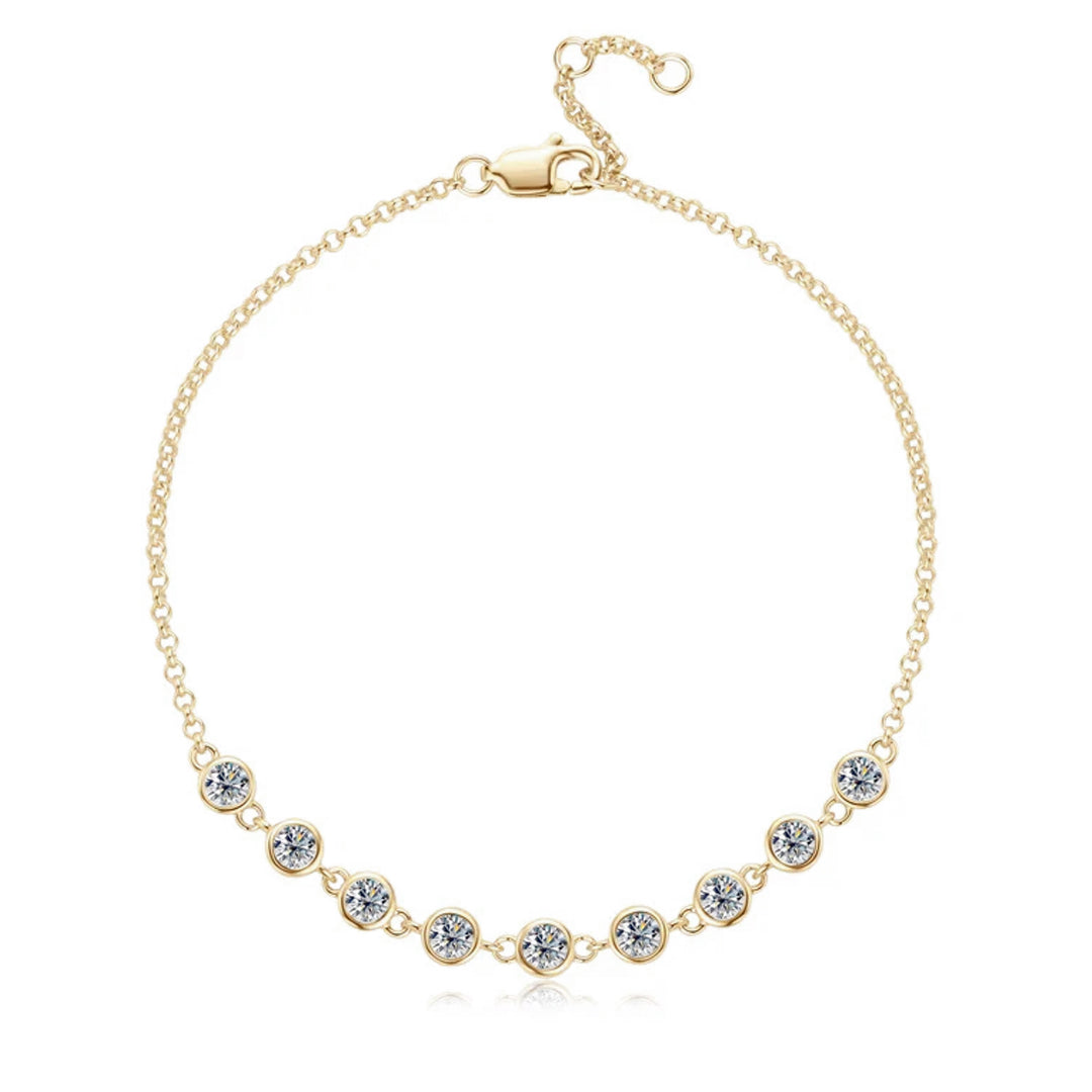 Lana Moissanite Linked Tennis Bracelet