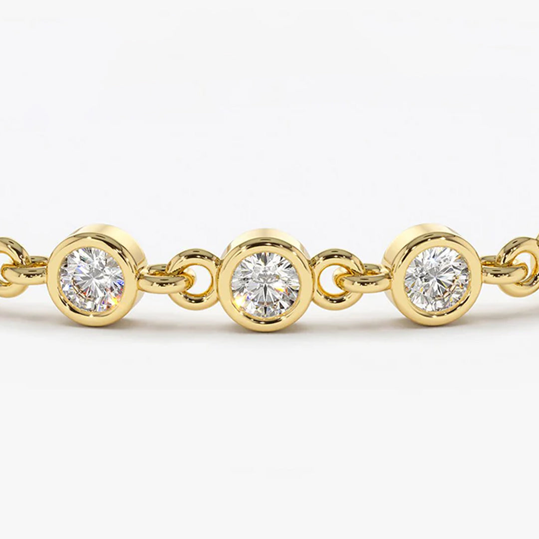 Lana Moissanite Linked Tennis Bracelet