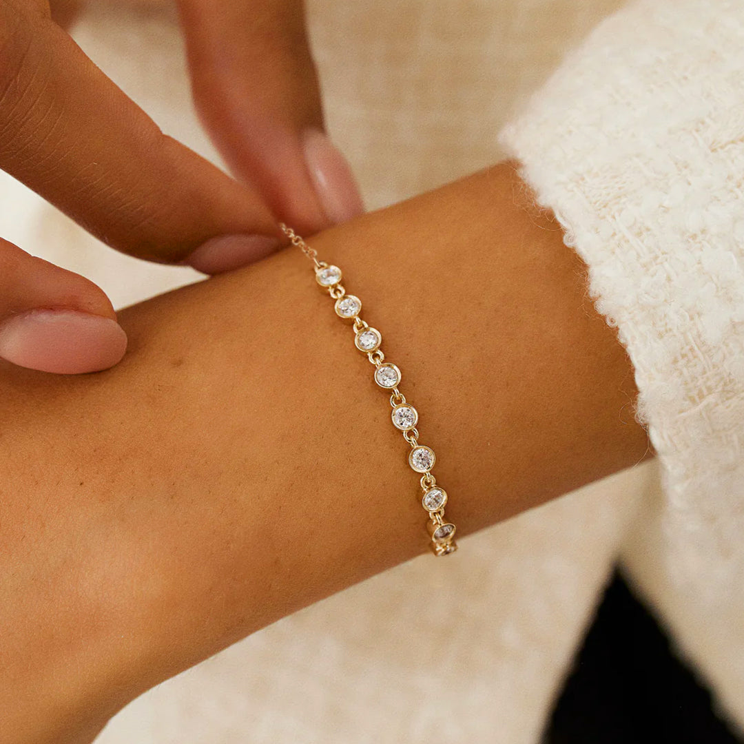 Lana Moissanite Linked Tennis Bracelet