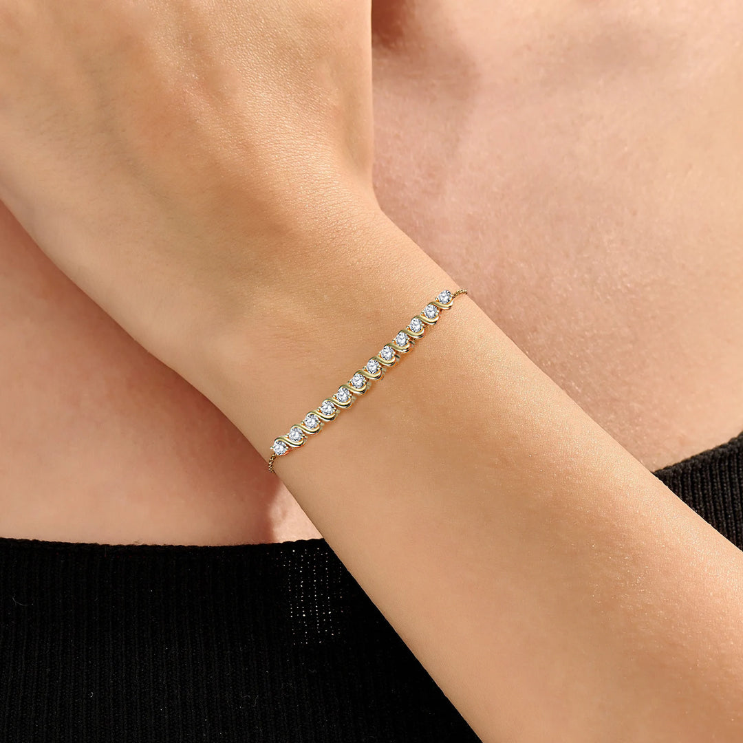 Marigold Moissanite Bracelet