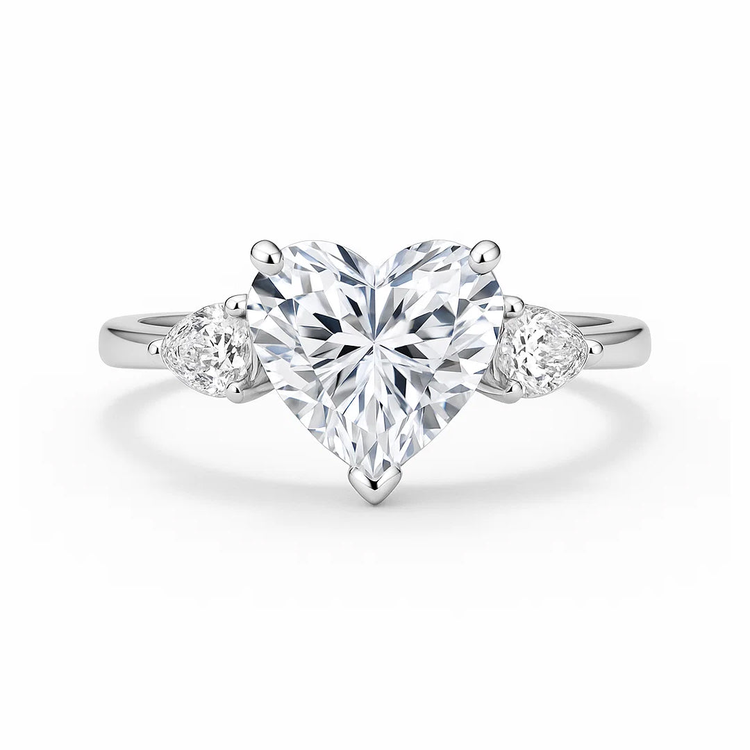 Amoura Heart Moissanite Ring