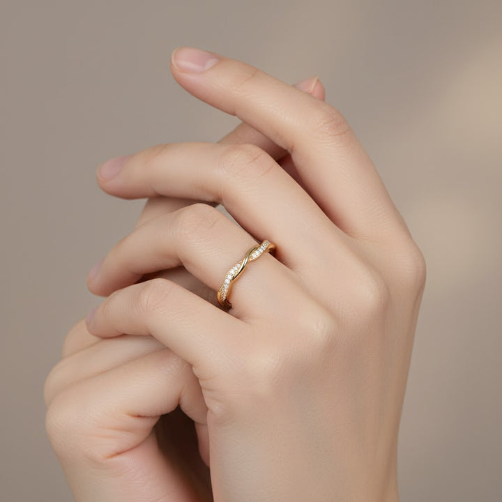 Claribel Moissanite Ring