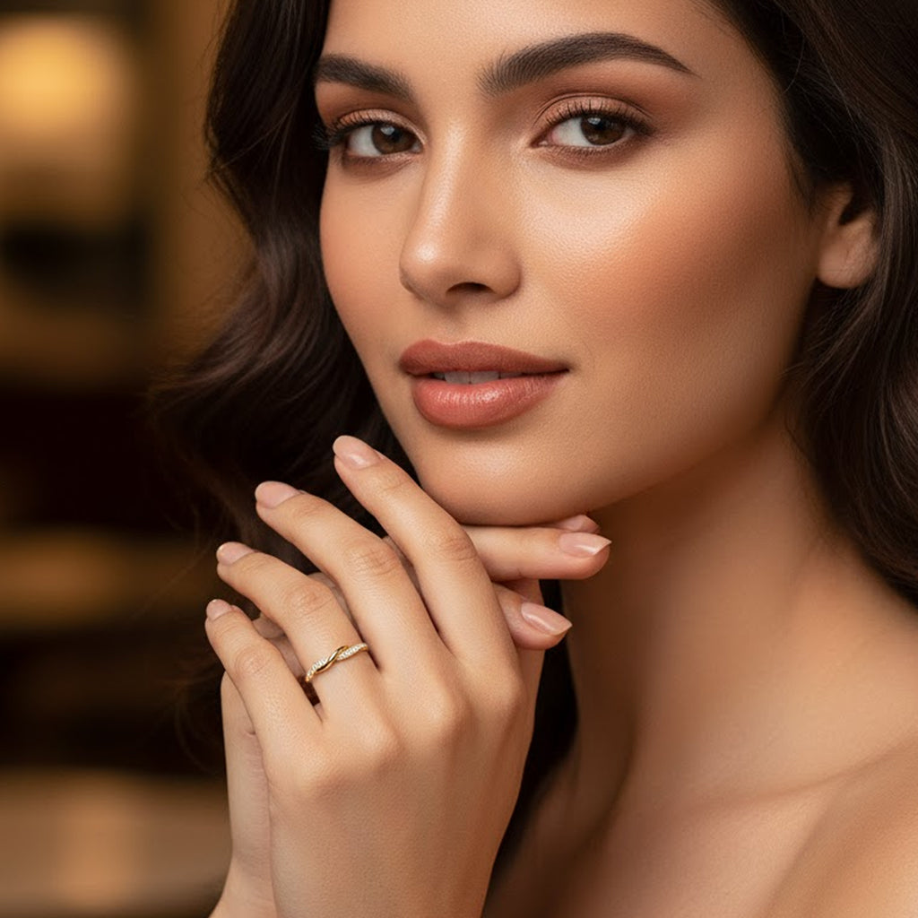 Claribel Lab Diamond Ring