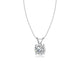 Mya Round-Cut Solitaire Moissanite Necklace